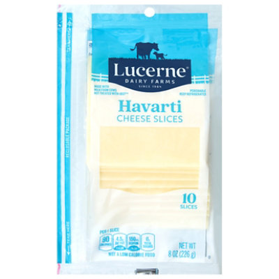 Lucerne Cheese Slices Havarti - 10 Count - Image 2