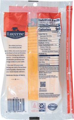 Lucerne Cheese Slices Sharp Cheddar - 8 Oz - Image 5