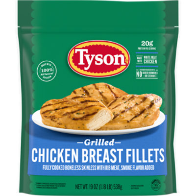 Tyson Grilled & Ready Frozen Chicken Breast Fillets - 19 Oz - Image 1