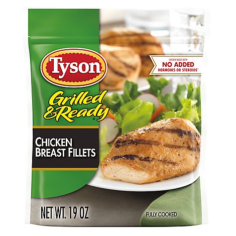 Tyson Grilled & Ready Frozen Chicken Breast Fillets - 19 Oz
