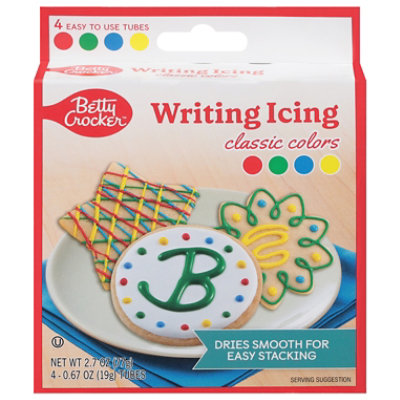 Betty Crocker Icing Writing Tubes Classic Colors - 4-0.68 Oz - Image 3