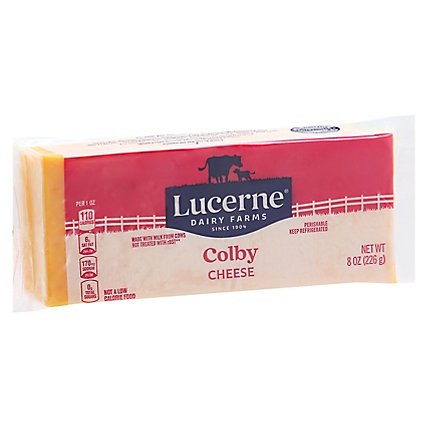 Lucerne Cheese Colby - 8 Oz - Image 1