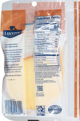 Lucerne Cheese Slices Smoked Pasteurized Processed Gouda - 8 Oz - Image 5