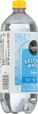Signature SELECT Seltzer Water - 33.8 Fl. Oz. - Image 5
