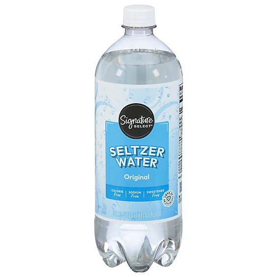 Signature SELECT Water Seltzer - 33.8 Fl. Oz.