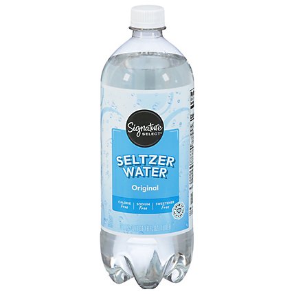 Signature SELECT Water Seltzer - 33.8 Fl. Oz. - Image 1