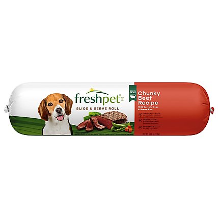Freshpet Select Dog Food Chunky Beef Recipe Wrapper - 6 Lb - Image 2