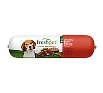 Freshpet Select Dog Food Chunky Beef Recipe Wrapper - 6 Lb