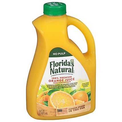 Florida's Natural Orange Juice No Pulp Chilled - 89 Fl. Oz. - Image 2