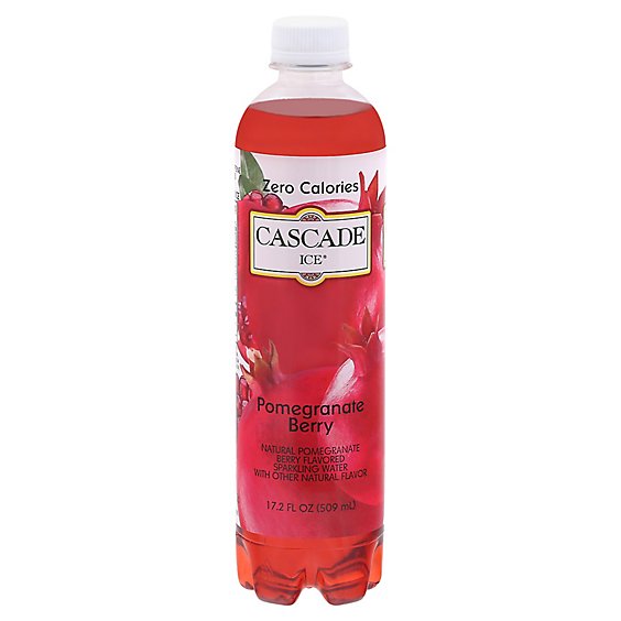 Cascade Ice Sparkling Water Pomegranate Berry - 17.2 Fl. Oz.