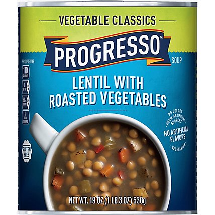 Progresso Vegetable Classics Soup Lentil with Roasted Vegetables - 19 Oz - Image 2