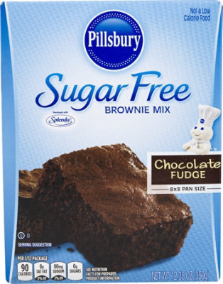 Pillsbury Brownie Mix Chocolate Fudge Sugar Free - 12.35 Oz