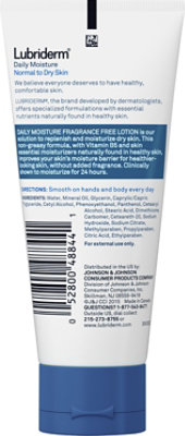 Lubiderm Lotion Daily Moisture Normal To Dry Skin Fragrance Free - 3 Fl. Oz. - Image 5
