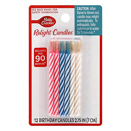 Betty Crocker Candles Relight - 12 Count - Image 3