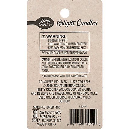Betty Crocker Candles Relight - 12 Count - Image 4