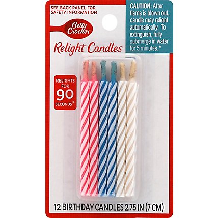 Betty Crocker Candles Relight - 12 Count - Image 2