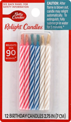 Betty Crocker Candles Relight - 12 Count - Image 2