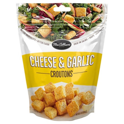 Mrs. Cubbisons Croutons Restaurant Style Cheese & Garlic - 5 Oz