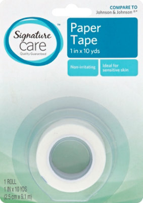 Signature Select/Care Paper Tape Non Irritating 1in x 10yds - Each - Image 2