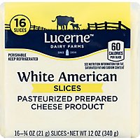Lucerne Cheese Food Slices American White - 12 Oz - Image 2