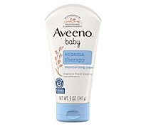 Aveeno Baby Moisturizing Cream Fragrance-Free Eczema Therapy Steroid-Free - 5 Oz