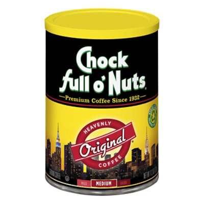 Chock full o Nuts Coffee Ground Original - 11.3 Oz - Image 1