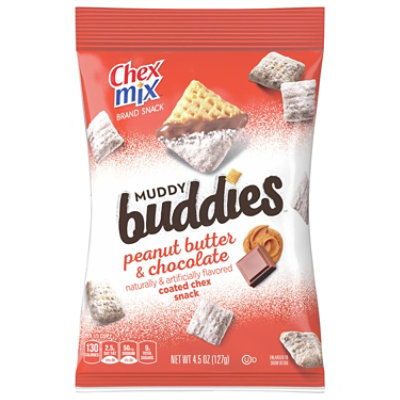 Chex Mix Muddy Buddies Snack Mix Peanut Butter & Chocolate - 4.5 Oz