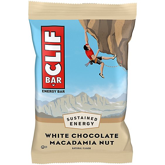 CLIF BAR White Chocolate Macadamia Nut Energy Bar - 2.4 Oz