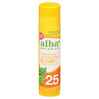 Alba Botanica Lip Balm - .15 Oz
