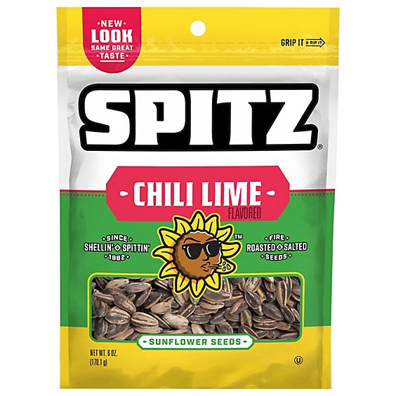 Spitz Sunflower Seeds Chili Lime Flavored Big Bang - 6 Oz
