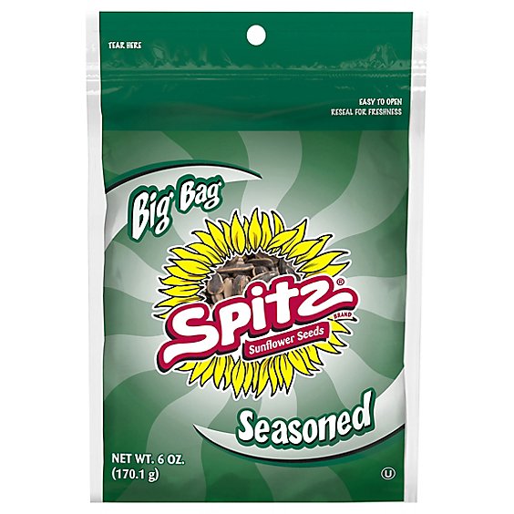 Spitz Sunflower Seeds Seasoned Big Bag - 6 Oz