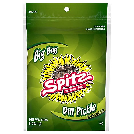 Spitz Sunflower Seeds Dill Pickle Flavored Big Bang - 6 Oz