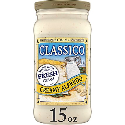 Classico Light Creamy Alfredo Pasta Sauce Jar - 15 Oz - Image 1