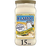 Classico Pasta Sauce Light Alfredo Creamy Jar - 15 Oz