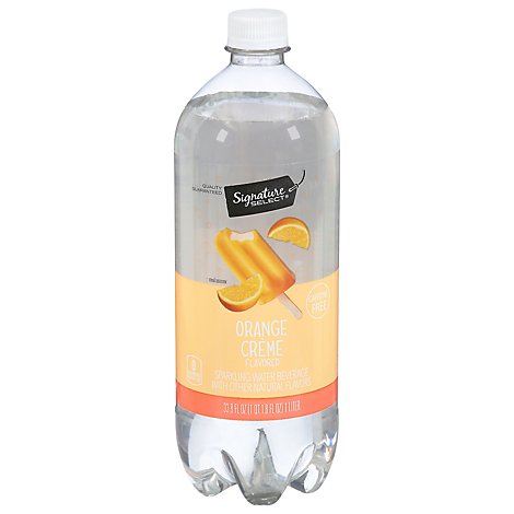 Signature SELECT Sparkling Water Orange Creme - 1 Liter