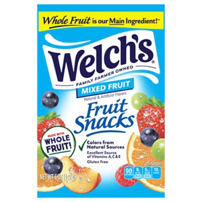 Welchs Fat Free Mixed Fruit Snacks - 5 Oz