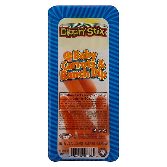 Dippin Stix Carrots & Ranch Dip - 2.75 Oz