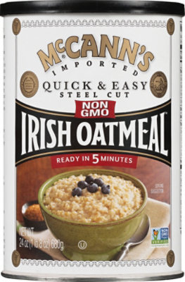 McCanns Oatmeal Irish Quick & Easy Steel Cut - 24 Oz - Image 2