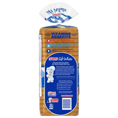 Bimbo Soft White Bread - 20 Oz - Image 5