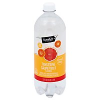 Signature SELECT Sparkling Water Tangerine Grapefruit Bottle - 1 Liter - Image 1