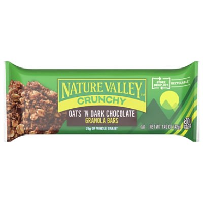 Nature Valley Granola Bars Crunchy Oats n Dark Chocolate - 1.49 Oz