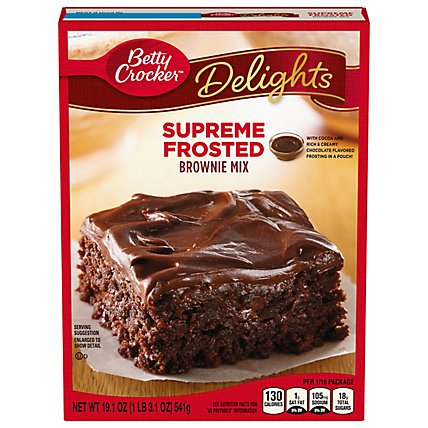 Betty Crocker Brownie Mix Supreme Frosted - 19.1 Oz - Image 3