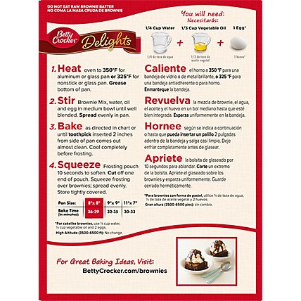 Betty Crocker Brownie Mix Supreme Frosted - 19.1 Oz - Image 6