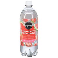 Signature SELECT Water Sparkling Strawberry Watermelon - 1 Liter - Image 2