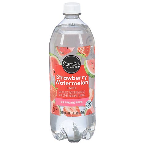 Signature SELECT Water Sparkling Strawberry Watermelon - 1 Liter