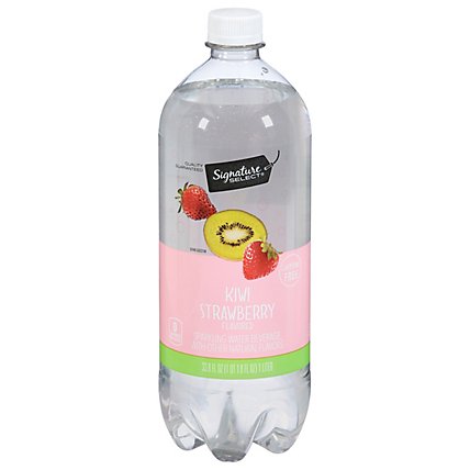 Signature SELECT Water Sparkling Strawberry Kiwi - 1 Liter - Image 1