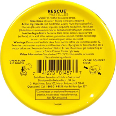 Bach Rescue Pastilles - 1.7 Oz - Image 5