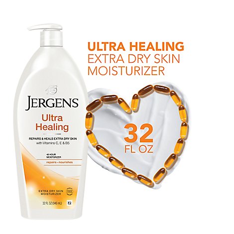 JERGENS Ultra Healing Moisturizer Extra Dry Skin - 32 Fl. Oz.