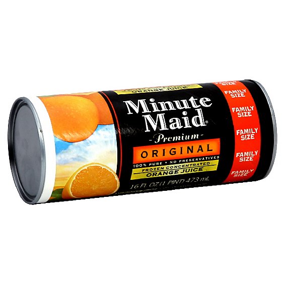 Minute Maid Premium Juice Frozen Concentrated Orange Original Family Size - 16 Fl. Oz.