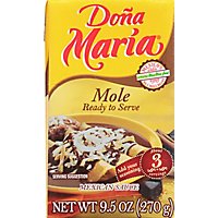 DONA MARIA Sauce Mexican Mole Ready to Serve Brick - 9.5 Oz - Image 2